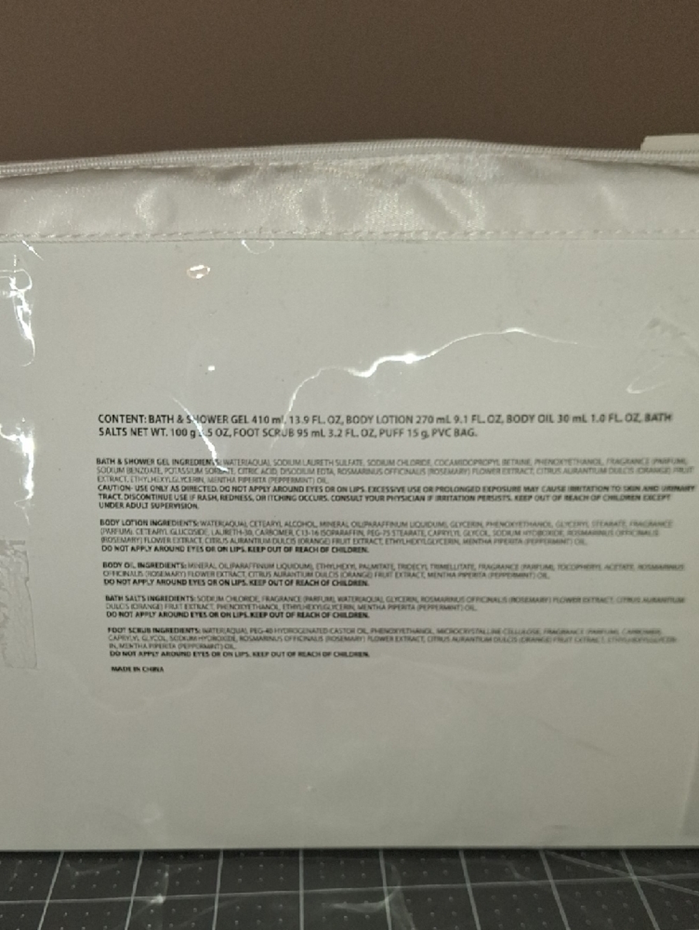 ZEN Within Bloomfield 7-Piece Bath & Body Set - Blue - Picture 5 of 5